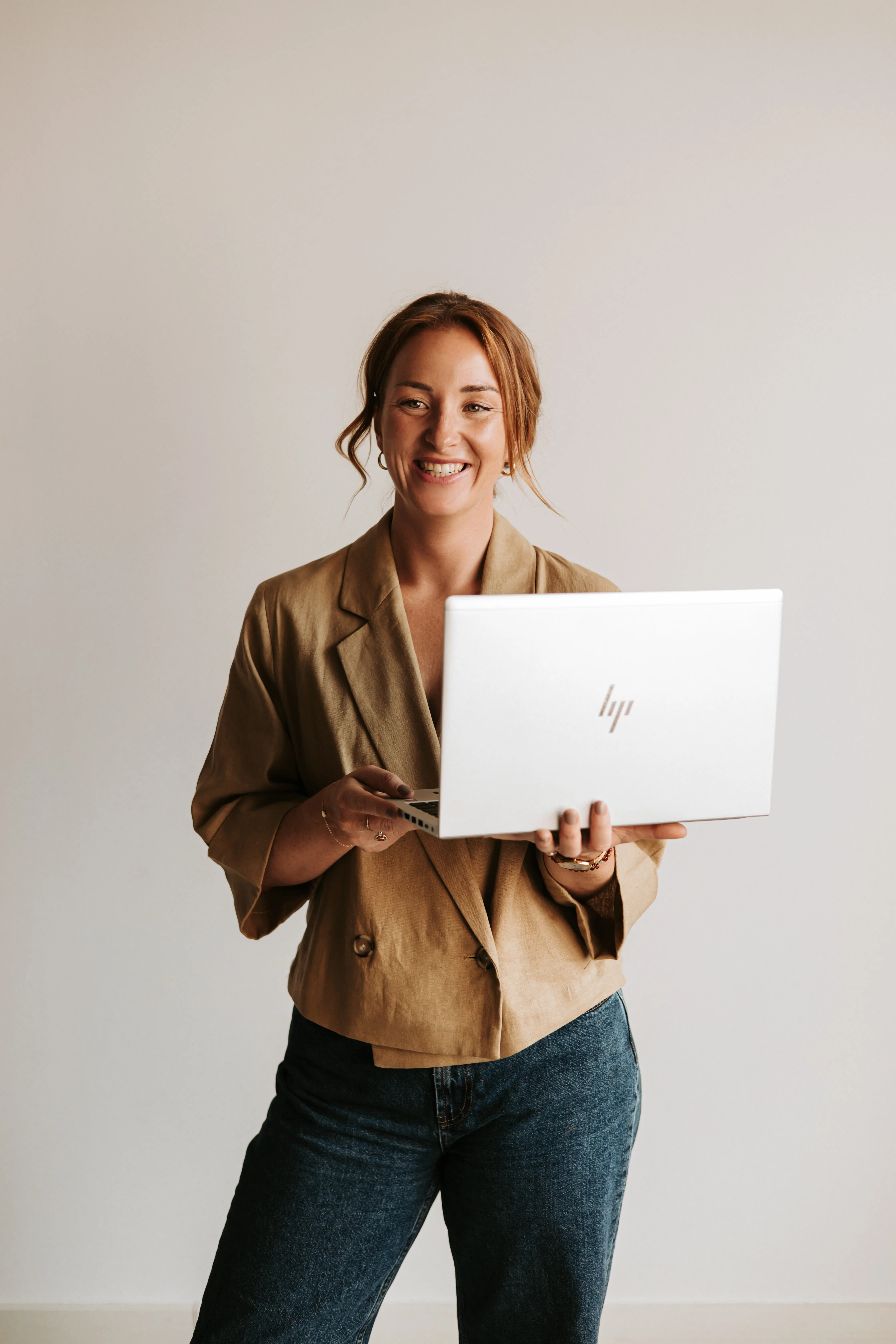 Marije tijdens een kennismakingsgesprek